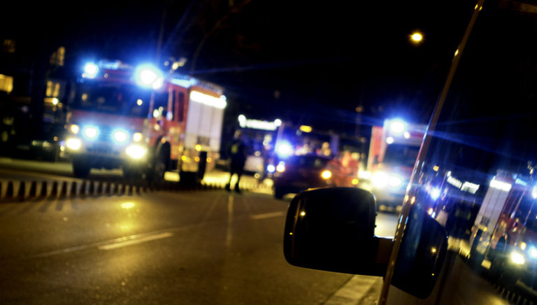 Ambulance in traffic