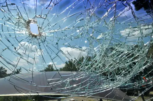 Shattered Windshield